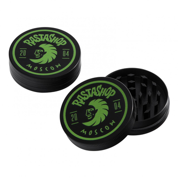 Гриндер Rastashop Green 2 part 50mm - Бренд Rastashop - Гриндеры - Магазин домашних увлечений homehobbyshop.ru